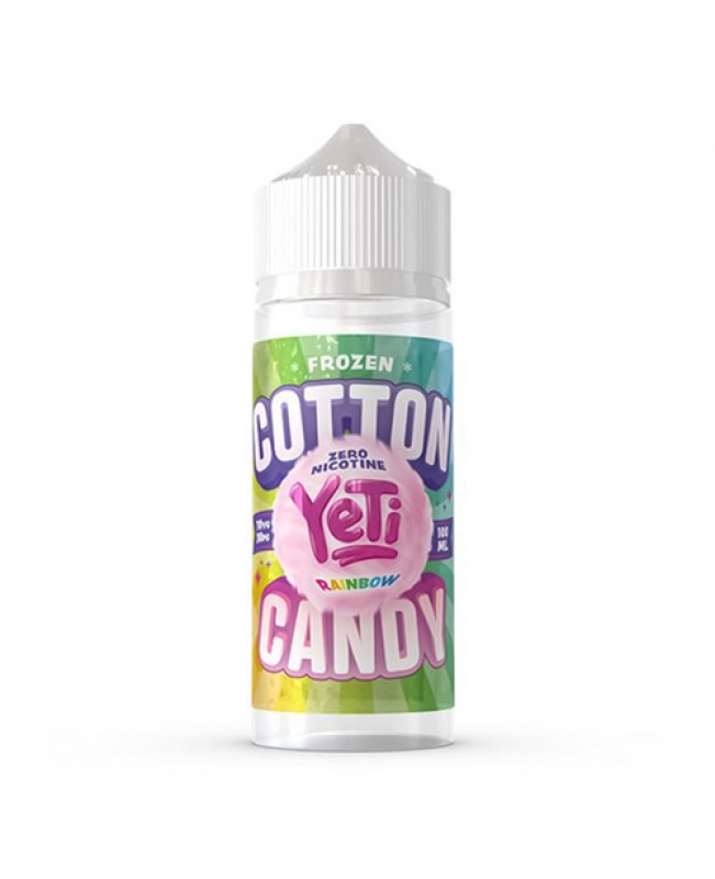 FROZEN COTTON CANDY RAINBOW E-LIQUID BY YETI 100ML 70VG