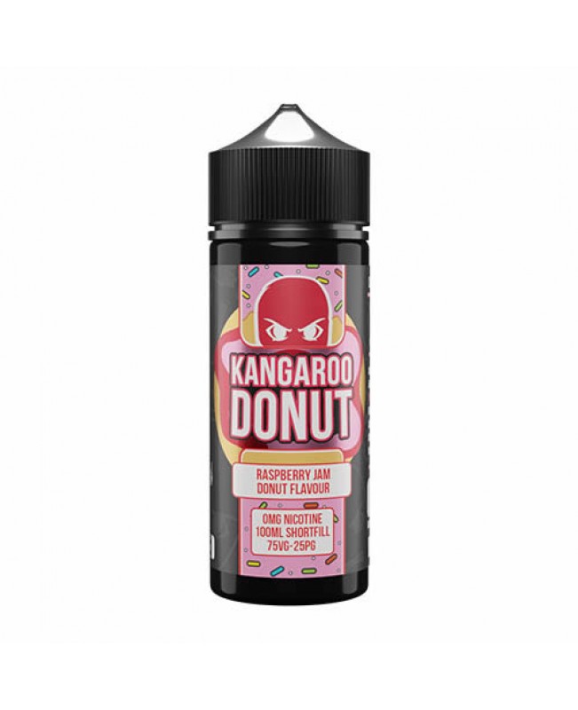 RASPBERRY JAM DONUT KANGAROO DONUT E LIQUID BY CLOUD THIEVES 100ML 75VG