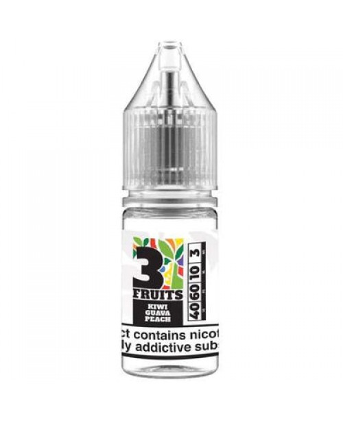 KIWI GUAVA PEACH TDP E LIQUID BY 3 FRUITS 10ML 50V...