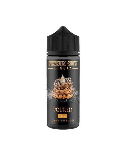 POURED E LIQUID BY FERRUM CITY E LIQUID 100ML 70VG