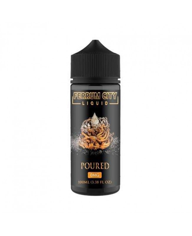 POURED E LIQUID BY FERRUM CITY E LIQUID 100ML 70VG