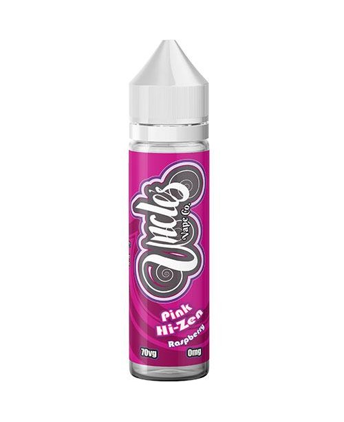 PINK HI-ZEN E LIQUID BY UNCLES VAPE CO 50ML 70VG