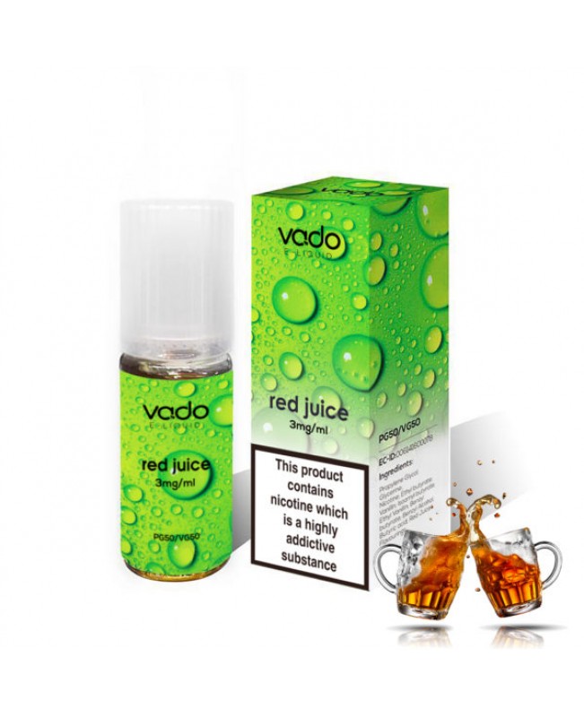 RED JUICE E LIQUID BY VADO 10ML- X10 X20 X50