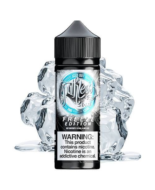 ICED OUT FREEZE EDITION E LIQUID BY RUTHLESS 100ML...