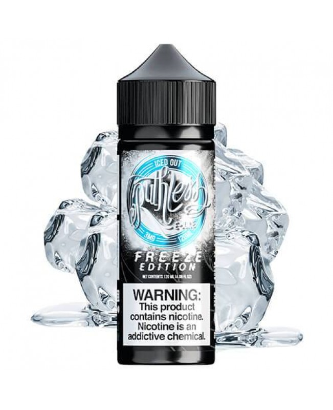 ICED OUT FREEZE EDITION E LIQUID BY RUTHLESS 100ML 70VG