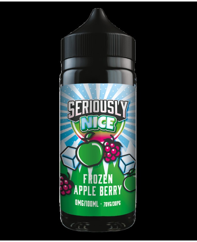 FROZEN APPLE BERRY E-LIQUID BY SERIOUSLY NICE / DOOZY VAPE CO 100ML 70VG