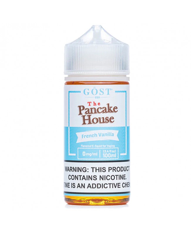 FRENCH VANILLA E LIQUID THE PANCAKE HOUSE GOST VAPORS 100ML 70VG