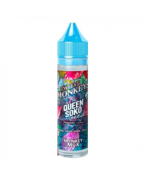 QUEEN SOKO ICED E LIQUID BY TWELVE MONKEYS 50ML 65...