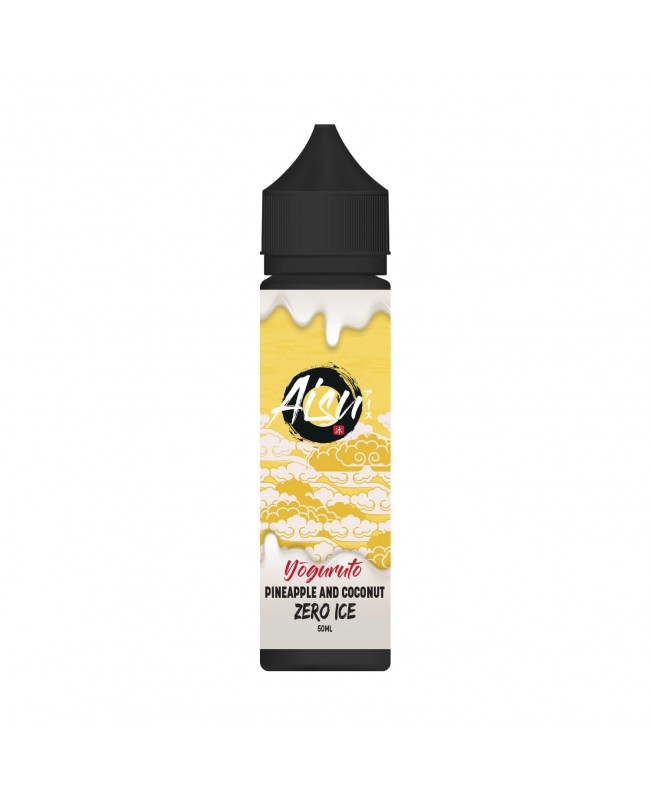 PINEAPPLE & COCONUT YOGURUTO ZERO ICE E LIQUID BY AISU 50ML 70VG