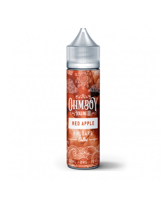 RED APPLE & RHUBARB CHILLED E-LIQUID SHORTFILL BY OHM BOY VOLUME III